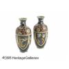 Image 2 : A PAIR OF CHINESE CLOISONNE VASES RMakers unknown