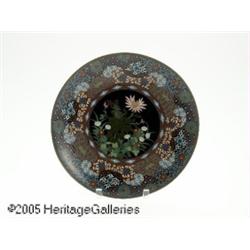 A CLOISONNE PLATTER RMaker unknown, late Qing Dyn