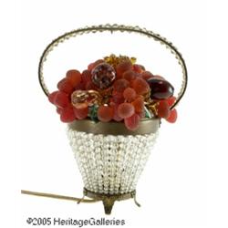 A CONTINENTAL ART GLASS LAMP RMaker unknown, c.19