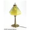 Image 2 : A CONTINENTAL GLASS AND METAL LAMP Rattributed to