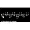 Image 2 : EIGHT GLASS TUMBLERS RKosta, c.1950 R RThe slight