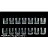 Image 2 : FOURTEEN GLASS TUMBLERS RKosta, c.1950 R RThe cyl