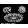 Image 2 : AN AMERICAN BRILLIANT CUT GLASS DRESSER SET RHawk