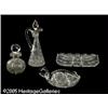 Image 1 : FOUR AMERICAN BRILLIANT CUT GLASS ITEMS RHawkes, 