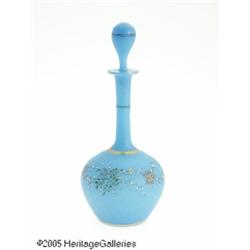AN ETCHED AND ENAMELED CRUET RMaker unknown, c.19