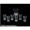 Image 2 : AN AMERICAN WINE RINSE AND SIX MASONIC CORDIALS R