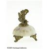 Image 1 : AN AMERICAN GLASS AND BRONZE PAPERWEIGHT RWavecre