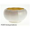 Image 1 : AN AMERICAN GOLD CALCITE GLASS ROSE BOWL RSteuben