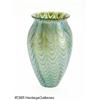 Image 2 : AN AUSTRIAN GLASS VASE RLoetz, c.1890 R RThe gree