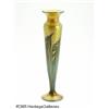 Image 2 : AN AMERICAN IRIDESCENT GOLD ART GLASS VASE RLundb