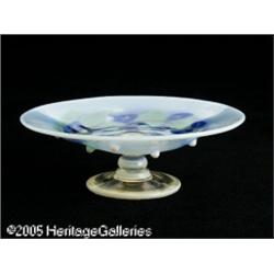 AN AMERICAN ART GLASS COMPOTE RTiffany & Co., c.1