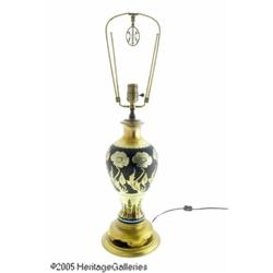 AN AMERICAN ART GLASS LAMP RSteuben, c.1925 R RTh