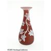 Image 1 : AN ENGLISH OVERLAID AND ETCHED GLASS VASE RThomas