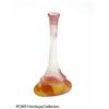 Image 2 : A FRENCH OVERLAID AND ETCHED GLASS STICK VASE RGa