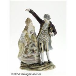 AN ENGLISH METAL AND LITHOPHANE TEAPOT WARMER REn