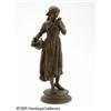 Image 1 : A FRENCH WHITE METAL FIGURE RErnest Rancoulet, c.