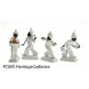 Image 1 : FOUR CONTINENTAL PORCELAIN BLACKAMOOR FIGURINES R