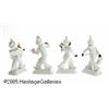 Image 2 : FOUR CONTINENTAL PORCELAIN BLACKAMOOR FIGURINES R
