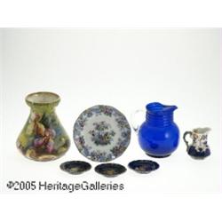 AN ASSORTED LOT OF CERAMIC AND GLASS ITEMS RVario