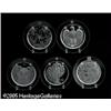 Image 1 : FIVE FRENCH ETCHED ANNUAL COMMEMORATIVE PLATES RR
