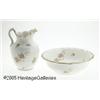 Image 1 : AN AMERICAN CERAMIC PITCHER AND BASIN RWarwick Ch