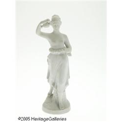 A GERMAN PORCELAIN FIGURINE RUnger, Schneider & H