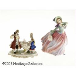 AN ENGLISH PORCELAIN FIGURINE RRoyal Doulton, c.1