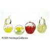 Image 1 : FOUR AMERICAN GLASS PAPERWEIGHTS RProbably Joe St