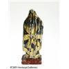 Image 2 : A WOODEN GILT AND POLYCHROME DECORATED SANTOS FIG