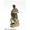 Image 2 : A GILT AND POLYCHROME DECORATED WOODEN SANTOS FIG