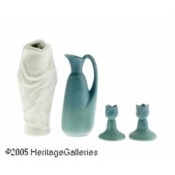 A GROUP OF AMERICAN POTTERY ITEMS RVan Briggle, c