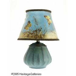 AN AMERICAN POTTERY LAMP RVan Briggle, c.1930 R R