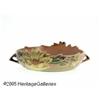 Image 1 : AN AMERICAN PEONY PATTERN PINK ART POTTERY BOWL R