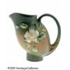 Image 2 : AN AMERICAN 'WHITE ROSE' POTTERY JUG RRoseville, 