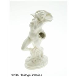 AN AMERICAN ART POTTERY FIGURAL VASE RC. Romanell