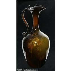 A AMERICAN POTTERY EWER RWeller, c.1900 R RThe fl