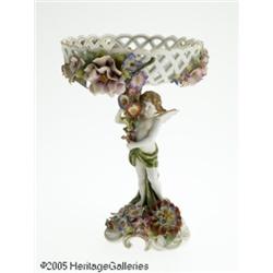 A GERMAN PORCELAIN CENTERPIECE RSchierholtz C.G. 