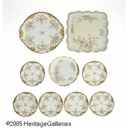 A FRENCH PORCELAIN DESSERT SERVICE RLewis Strauss