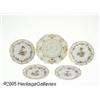 Image 1 : FIVE GERMAN PORCELAIN PLATES RMeissen, c.1880 R R