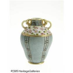 A JAPANESE PORCELAIN VASE RNippon, c.1890 R RThe 