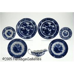 SEVEN BRITISH PORCELAIN SERVING PIECES RVarious m