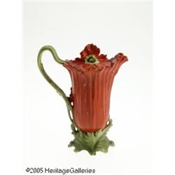 A GERMAN FIGURAL POPPY COFFEE POT RRoyal Bayreuth