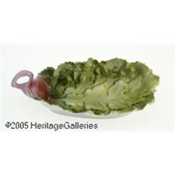 A GERMAN PORCELAIN NAPPY RRoyal Bayreuth, c.1902 