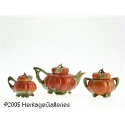 THREE CONTINENTAL TOMATO PATTERN CERAMIC ITEMS RR