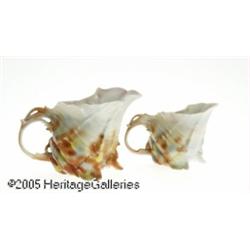 TWO GERMAN PORCELAIN CREAMERS RRoyal Bayreuth, c.