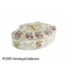 Image 1 : A GERMAN 'ROSE TAPESTRY' CERAMIC COVERED BOX RRoy