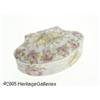 Image 1 : A GERMAN 'ROSE TAPESTRY' CERAMIC COVERED BOX RRoy