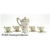 Image 1 : A GERMAN 'ROSE TAPESTRY' CHOCOLATE SERVICE RRoyal