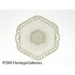 AN IRISH PORCELAIN PLATE RBelleek, c.1890 R RThe 