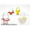 Image 2 : FOUR VENETIAN GLASS BASKETS RVarious makers, c.19